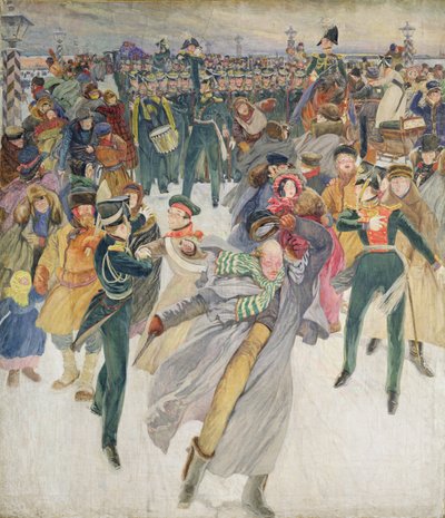 The Decembrist Revolt by Dmitri Nikolayevich Kardovsky